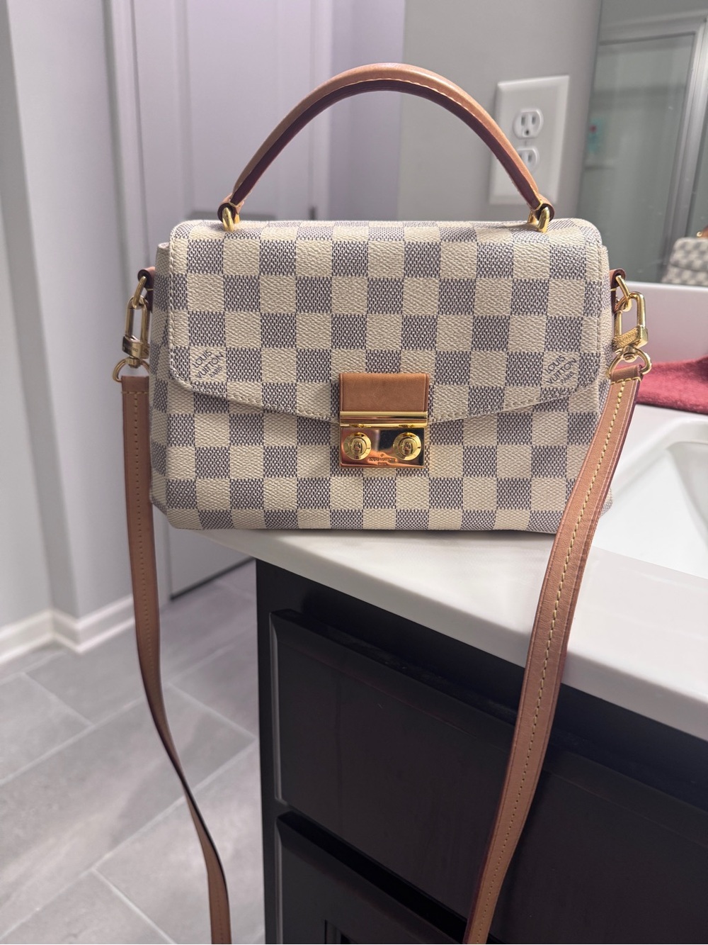 Louis Vuitton Damier Azur Croisette — 100% authentic